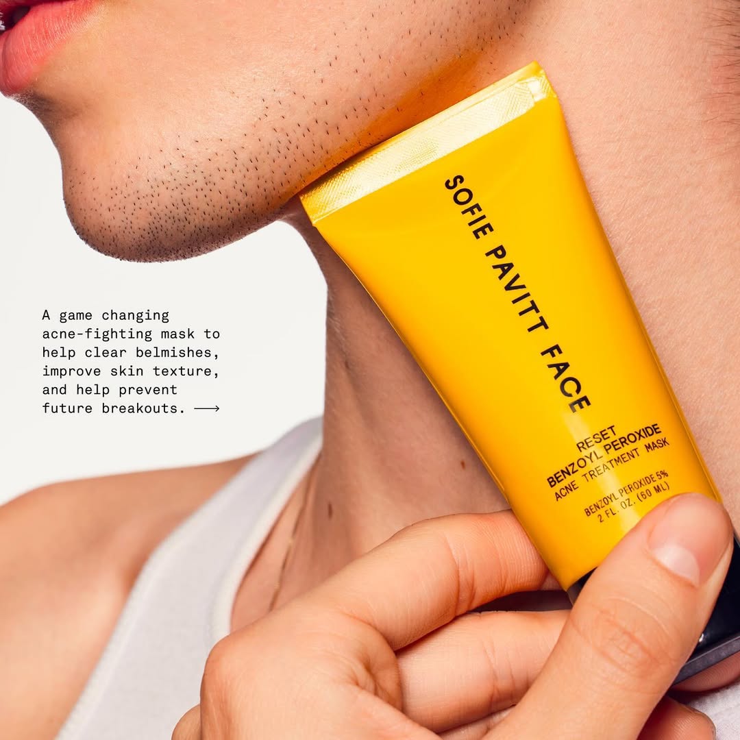 Sofie Pavitt Reset Benzoyl Peroxide Acne Treatment Mask